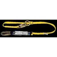 MSA (Mine Safety Appliances Co) 10072472 MSA Workman Single Leg Shock-Absorbing Tie-Back Lanyard With LC Harness Connection And